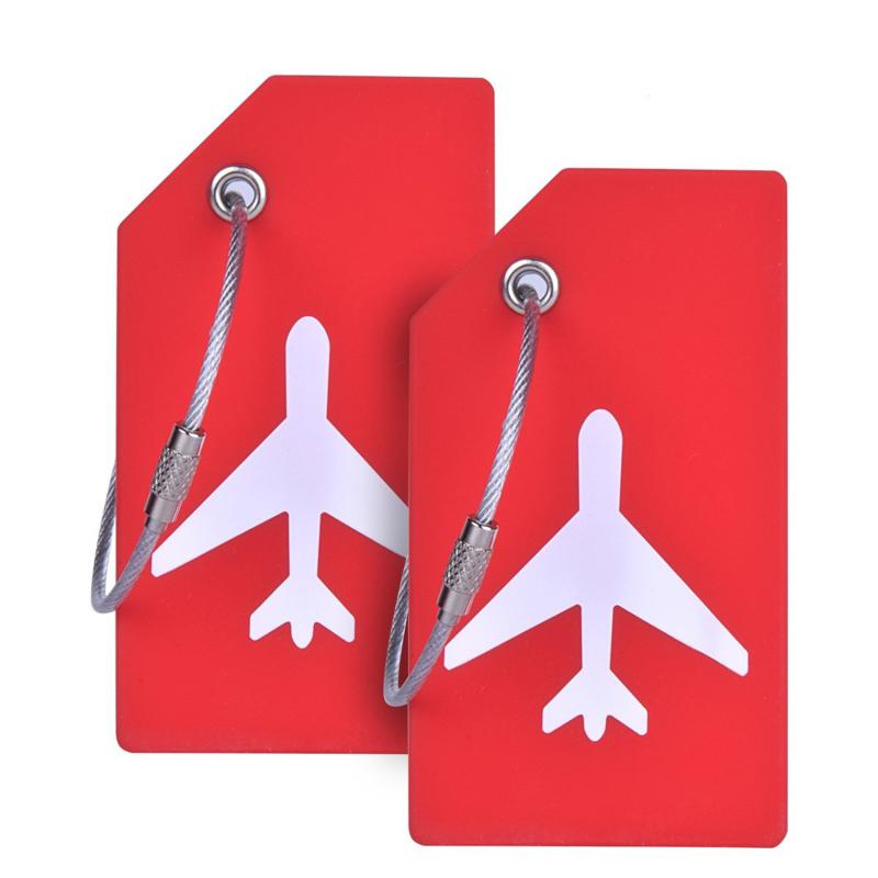 Women Men Travel Accessories Silicone Luggage Tags Suitcase Name ID Address Holder Baggage Tag Unisex Label