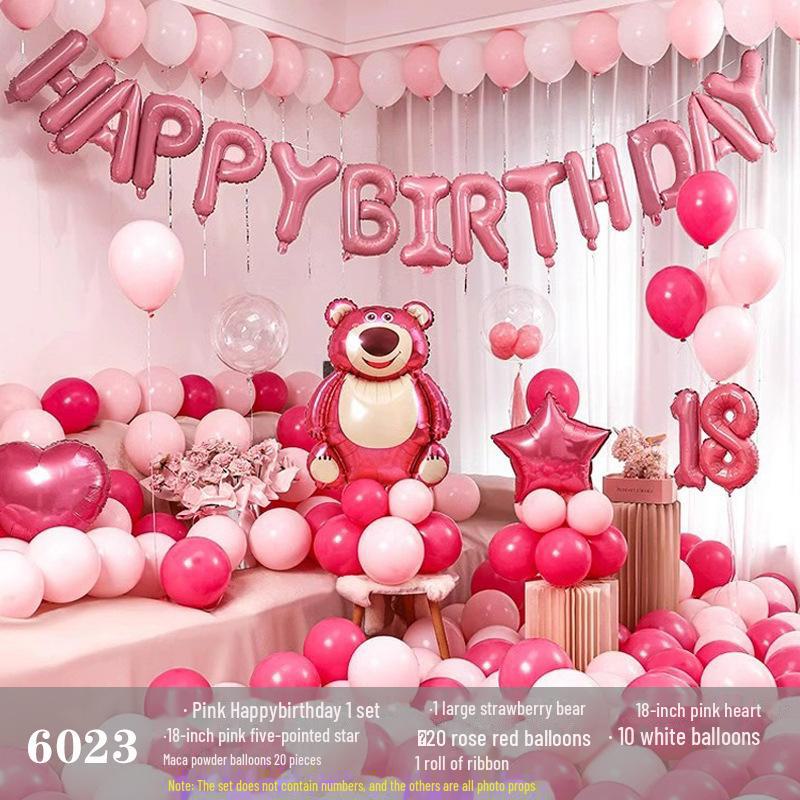 Набор воздушных шаров на день рождения для взрослых и детей - Мультяшное украшение