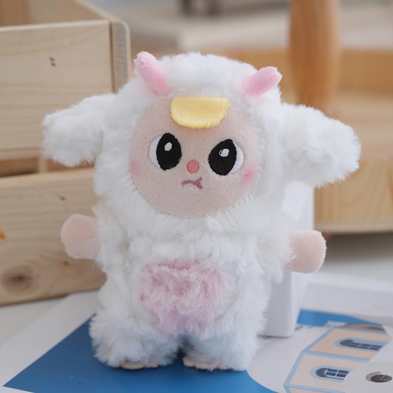Keychain Plush Versatile Showcasing Cute Cartoon Sheep Rabbit Panda With Soft Pp Filling Cotton