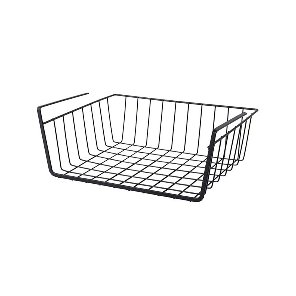 1 шт. Подвесная сетчатая корзина для хранения под столом, шкафчика, органайзер для стола, гардероба