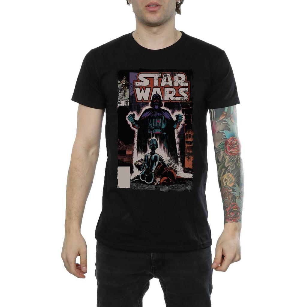 Star Wars Mens Darth Vader Towering Comic T-Shirt