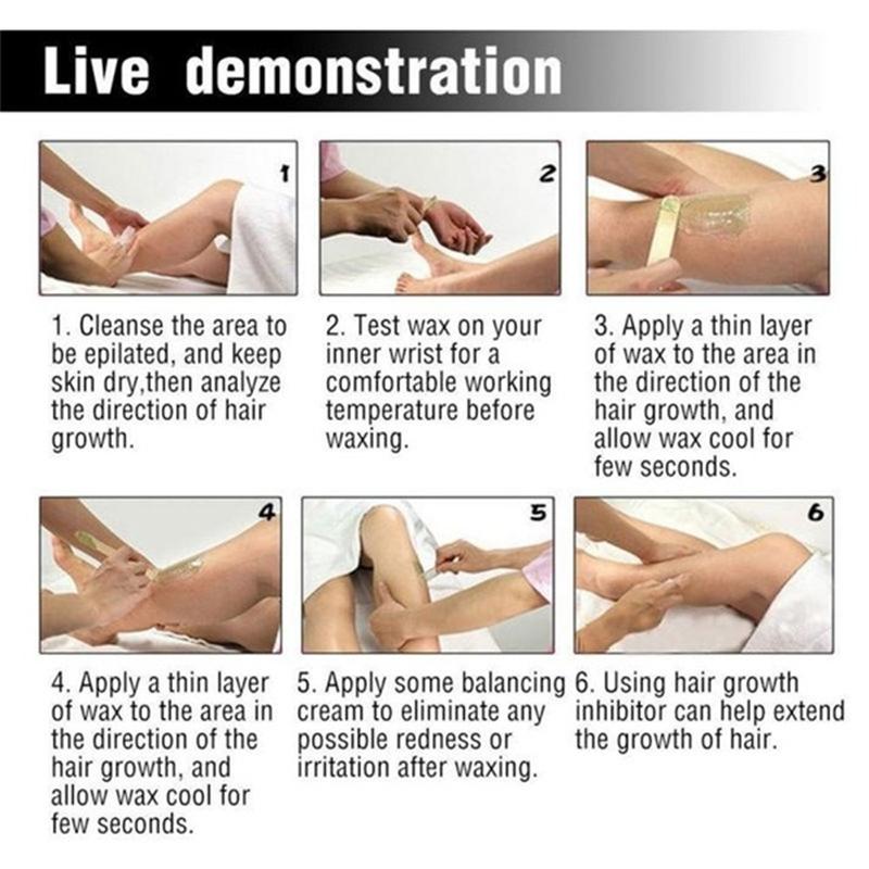 Воск для депиляции, горячая пленка, твердые восковые гранулы, воск для удаления волос в бикини, бобы
