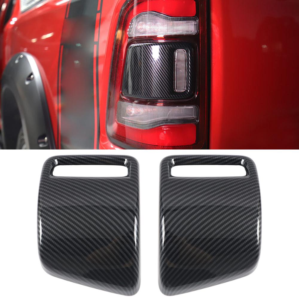 Накладка на задний фонарь из АБС-пластика с карбоновым волокном для Dodge Ram 1500 2019 2020 2021