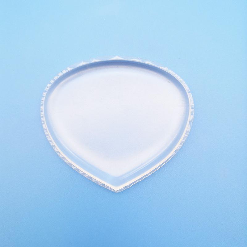 3D Силиконовая Пуховка для Макияжа - Формы Капля Воды, Сердце, Круглые, Не Впитывающая, Двойного Назначения (Влажное и Сухое Использование), Упругая, Идеальный Инструмент для Нанесения Макияжа