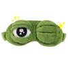 Cute Sleep Shading Head Breast Frog Eye Mask Washing Face Hair Strap