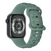 Силиконовый ремешок с тиснением в виде цветка розы для Apple Watch 9 Ultra