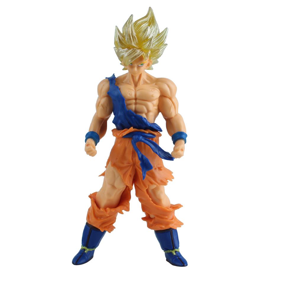 Son Goku Super Saiyan Figure Anime Dragon Ball Goku DBZ Action Figure Model Gifts Collectible Figurines for Kids 18cm