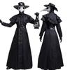 Halloween Medieval Steampunk Plague Doctor Diablo Reaper Beak Mask Couple Costume