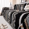 Chenille Ethnic Style Sofa Cover Full Coverage Non-Slip Couch Protector Universal Couch Camping Blanket Sofa Mats Quilt