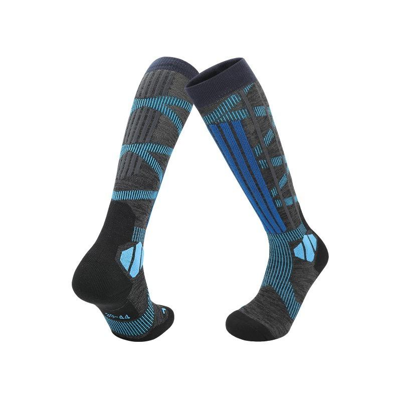 Зимние теплые утолщенные лыжные чулки, походные носки для женщин, мужчин, детей, противопрокольные, для катания на лыжах на открытом воздухе, высокие спортивные чулки