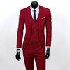 Men Groomsmen Blazer Coat Slim Business Formal Clothing Vest Plus Size