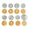 8PCS Flower Shape Cookie Molds Manual Press Cake Moulds Convenient Biscuit Dessert Making Tool for Baking Enthusiasts