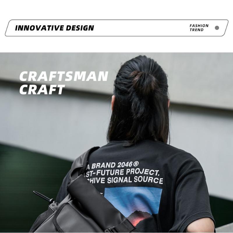 Сумка Hipster All-in-one большой емкости через плечо мужская функциональная велосипедная сумка через плечо сумка-мессенджер сумка для отдыха рюкзак