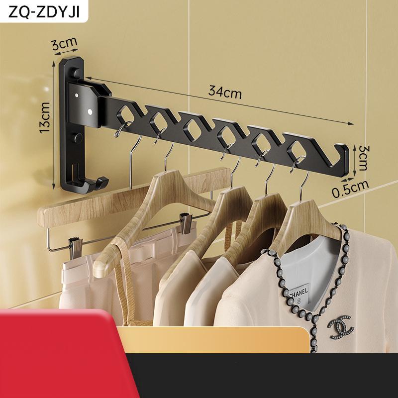 Настенные складные сушилки на 180 °. Универсальная сушилка для одежды из алюминиевого сплава для балкона, ванной комнаты. Регулируемая вешалка для ткани.