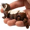 Healing Animal Figurine 3D Printed Articulated Ferret Toy, Flexible Jointed Fidget Figurine, Cute Interactive Toy PLA Desktop Ornament & Car