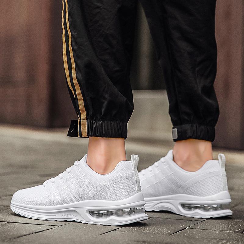 Leisure Air Cushion Shoes Men Women Casual Sneakers Breathable Couple Shoes Comfortable Mesh Walking Sneakers Zapatillas Hombre
