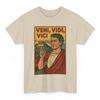 Футболка Veni Vidi Vici: Ретро Комикс Латинская Цитата Графическая Футболка
