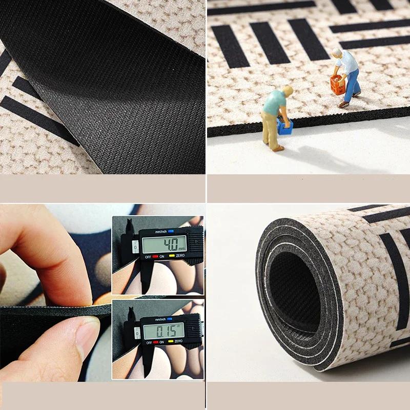 Ковер для кухни, коврик для пола, абсорбирующий длинный коврик, впитывающий масло, быстросохнущий, из диатомовой грязи, противоскользящие коврики для ног, коврики для домашнего декора