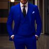 Green Men's 3 Pieces One Set Wedding Dress Suits Slim Fit Tuxedos Party Formal Male Suit For Groomsman Suit (Blazer+Vest+Pants)