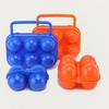 Portable Egg Container Heavy Duty 2/4/6 Grids Egg Storage Box Kitchen Outdoor Camping Picnic Foldable Eggs Organizer Holder Carrier Case Clip