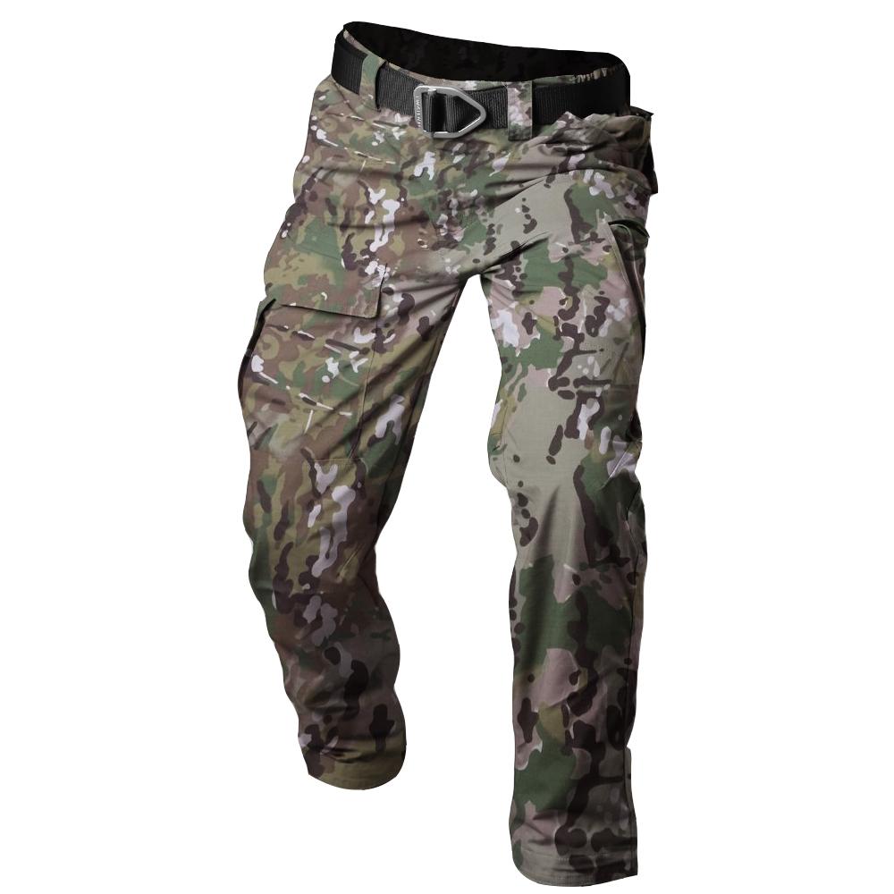 Tactical Pants Men Camouflage Military Cargo Pants Waterproof Multi Pockets Army Combat Trousers