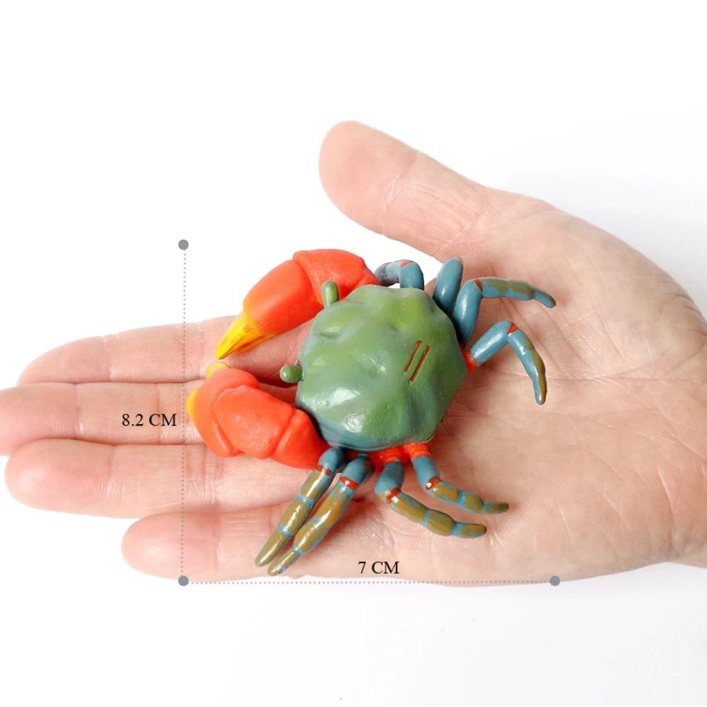 Realistic Prehistoric Sea Creatures Animal Figurines Baculite,Opabinia,Crab,Mantis Shrimp Educational Marine Animal Mode Figures