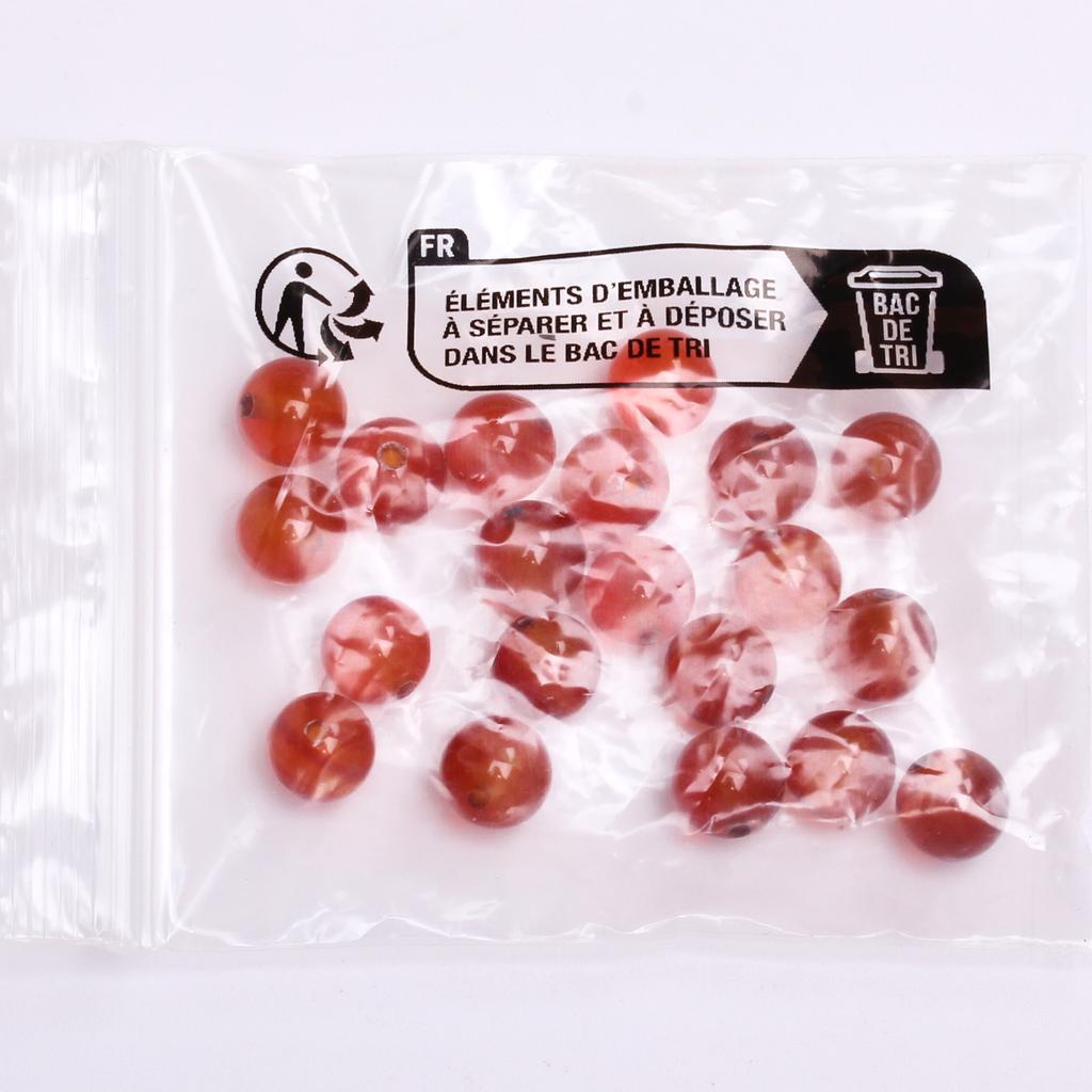 Creative Red Carnelian Agate Natural Stone For Jewelry Making Beads 40/30/20Pcs DIY Round Loose Beads Bracelets 4/6/8mm