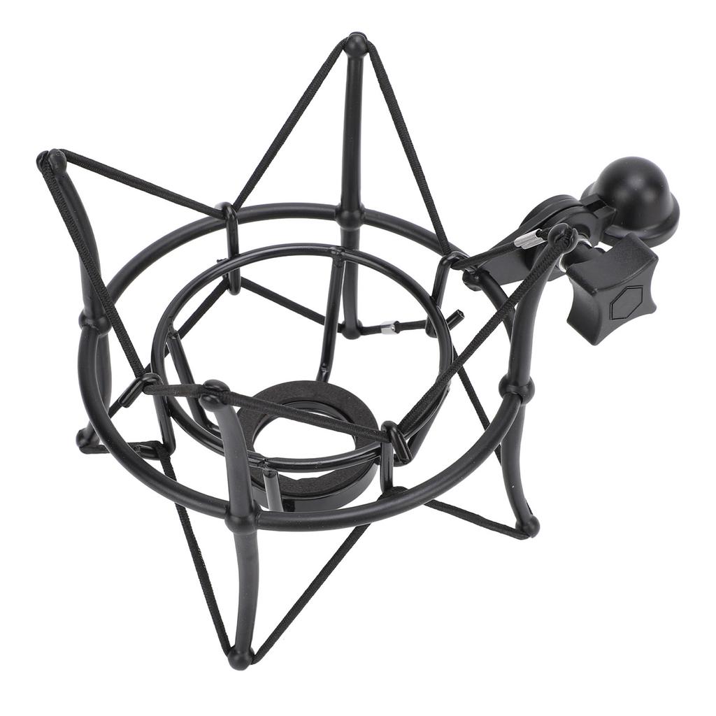 Microphone Shock Mount Zinc Alloy Anti Vibration Studio Mic Shockmount Stand Secure Support for Recording Station Studio
