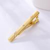 Metal Gold Color Tie Clip For Men Wedding Necktie Tie Clasp Clip Gentleman Ties Bar Tie Pin For Men'S Accessories