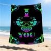 1pc Love Heart Decor Outdoor Flannel Blanket Soft All Season Polyester Throw , Perfect for Picnics & Travel , Picnic Accessory
