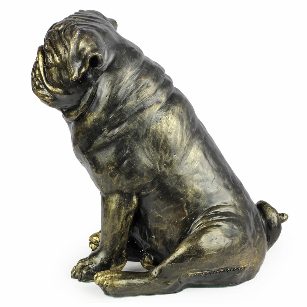 Pug - Life-size dog statue, 1:1 scale figure, statue for the garden by Art-Dog