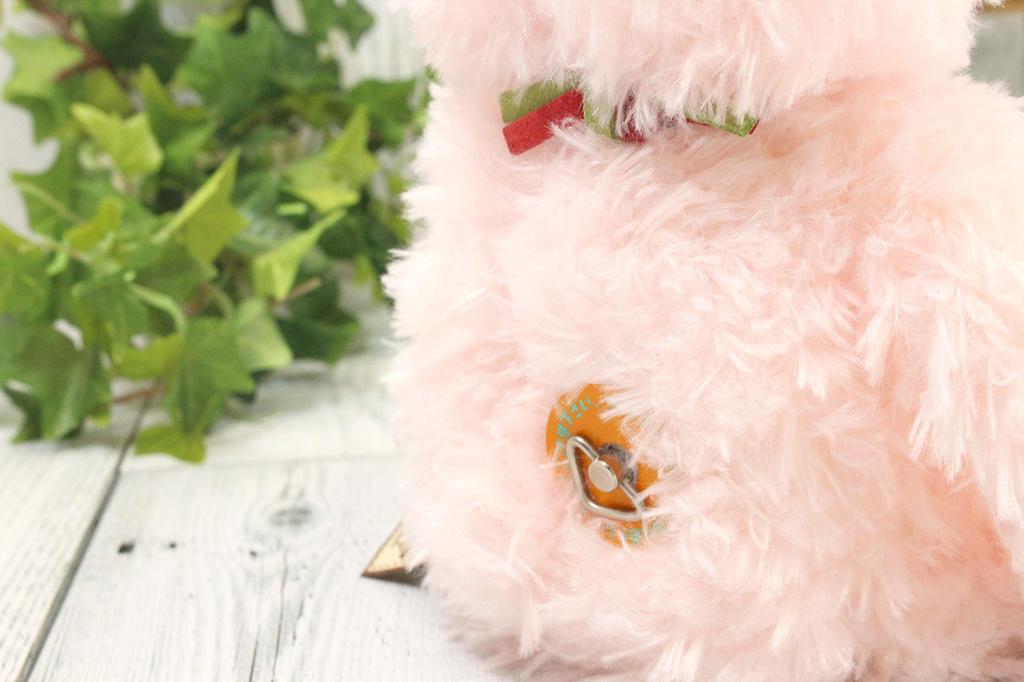 Take Off Plush Music Box Wild Strawberry Bear, Small, Pink