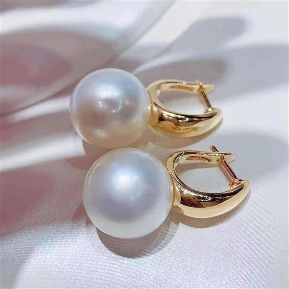 Classic Pearl Earrings Accessories 925 Sterling Silver Earring Needle For Women 14k Gold Filled Plating Accessiroes Making