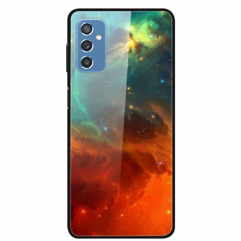 Для Samsung M52 5G Чехлы M23 5G M51 M02s Закаленное Стекло Жесткая Задняя Крышка Для Samsung Galaxy M23 5G Чехол для Телефона Fundas Capa M 52 5G