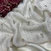 Вечернее платье-сари из вискозы для грандиозной вечеринки - Бархатный блеск, издание с пайетками