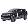 МояМашина 1:Модель автомобиля Land Rover Range Rover SV 2022 Масштаб 1:24 Металлическая литая модель - Черная версия Коллекционная фигурка