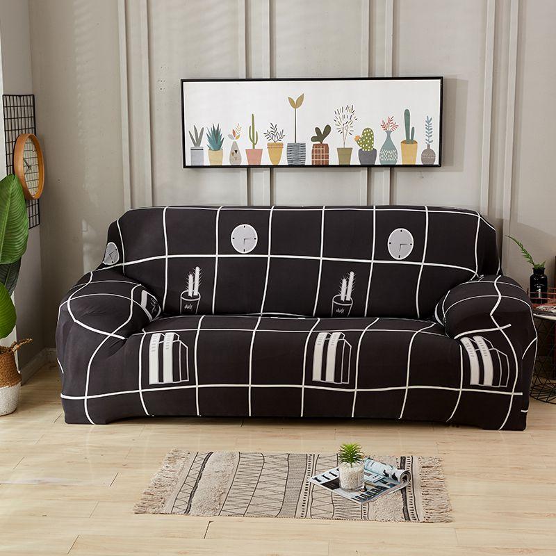 Luxurious And Soft 1 2 3 4 Seater Stretch Sofa Cover Couch Elastic Tight Wrap Slipcover Protector