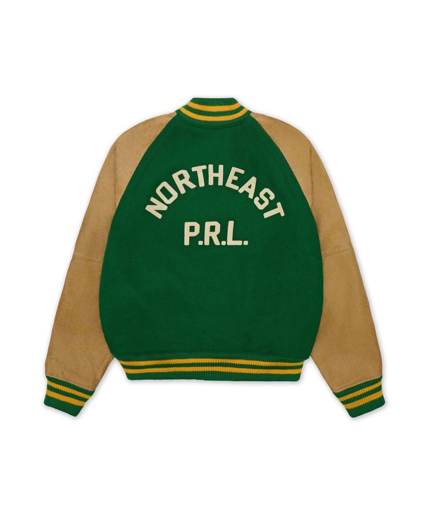 Polo Ralph Lauren Vintage Style Letterman Jacket - Green