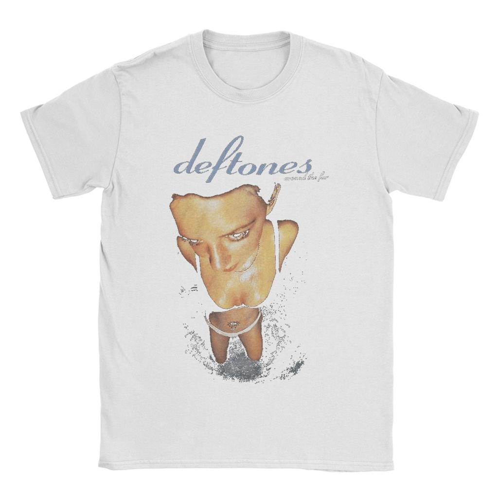 Мужские футболки Deftones We Are Familia Винтажная футболка из 100% хлопка с коротким рукавом Футболки с круглым вырезом Одежда 4XL 5XL 6XL