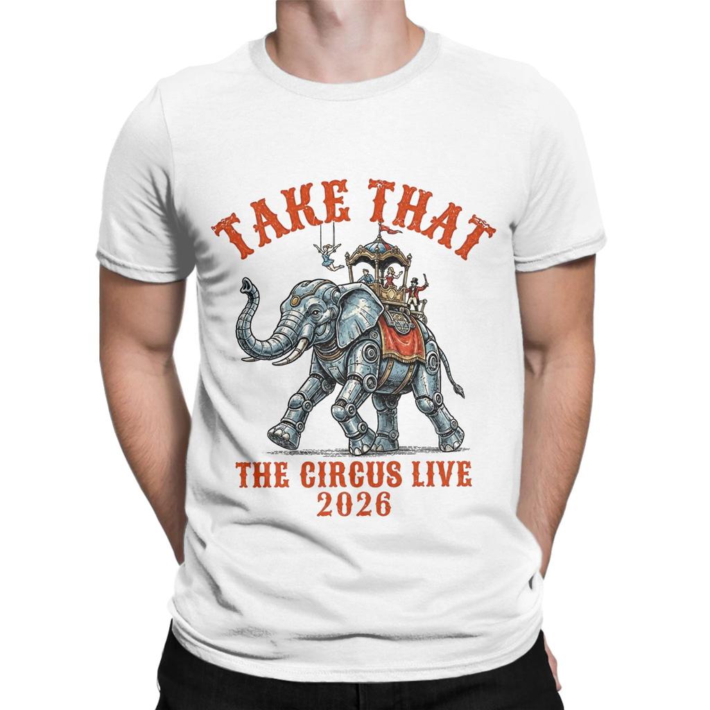Unisex Unisex Printed Take That The Circus Live Tour 2026 T Shirt Tee Pure Cotton Tshirts Clothes
