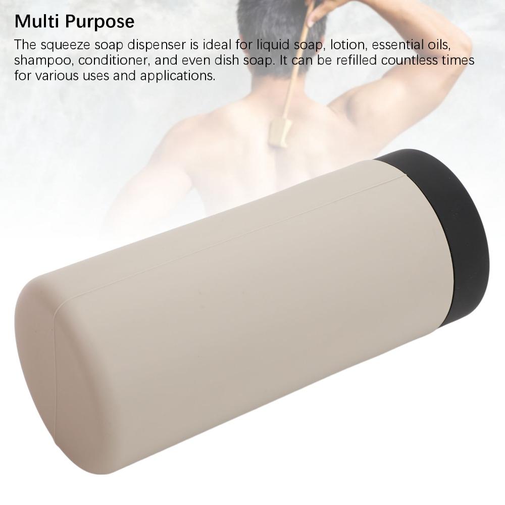 Silicone Soap Dispenser Leakproof Design Squeeze Bottle Dispenser Kitchen Sink