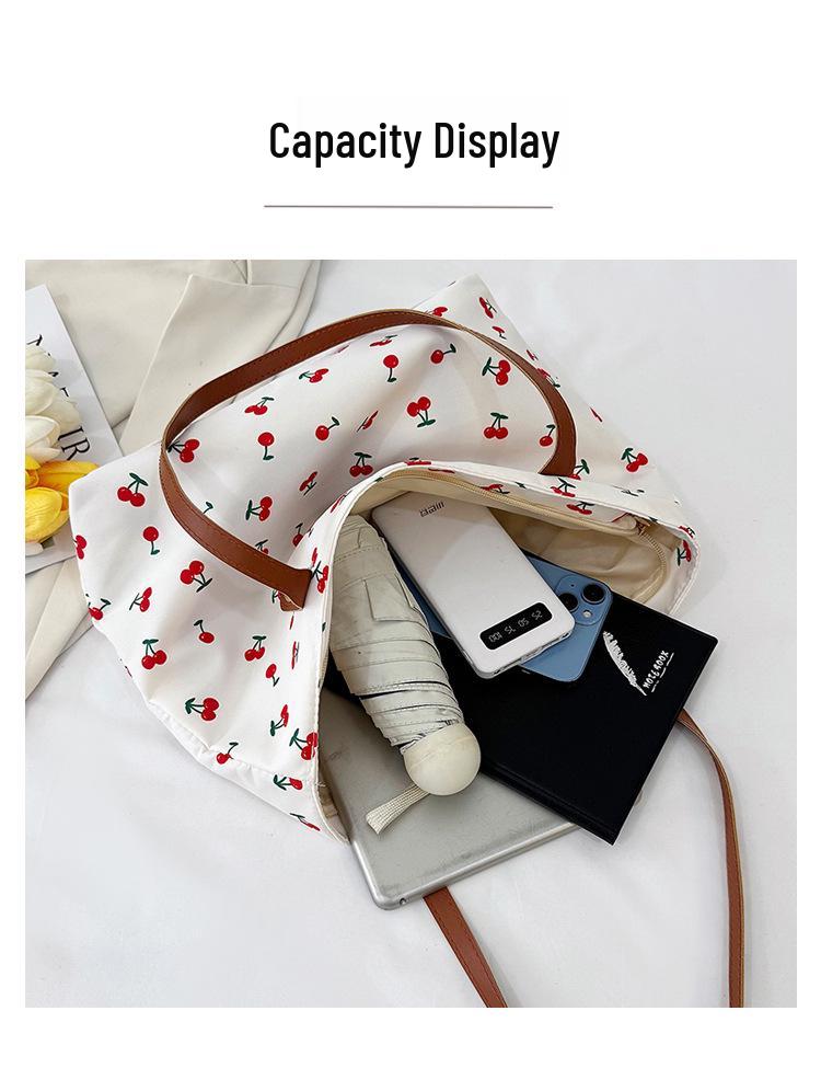 Trendy Women's Versatile Large-Capacity Print Tote Bag