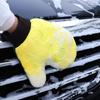 Перчатки для мытья автомобиля Двусторонние мягкие перчатки из кораллового флиса для чистки Водопоглощающие мягкие средства для ухода за пылью Инструменты для чистки автомобиля Автомобильные аксессуары