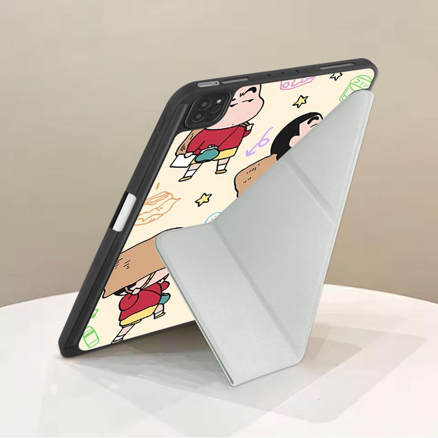 Tablet Case For iPad Air 4 5 M3 M2 1 2 M4 11inch Mini 6 7 Pro 11th 10th 9th 8th 7th 12.9inch Pro 2025 Holder Cover Cra-yons