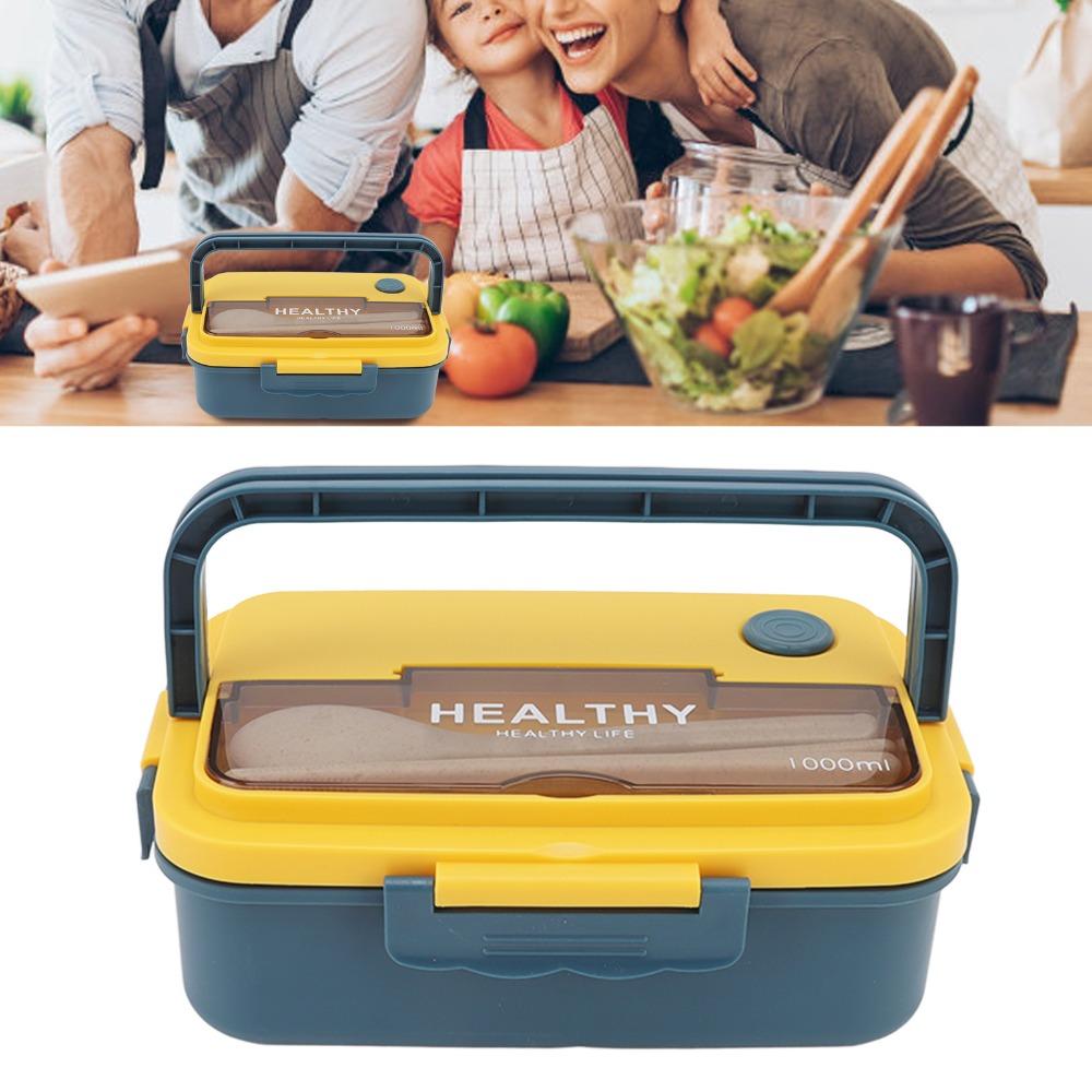 1000ml Compartment Lunch Box PP Thermal Lunch Box Practical Lunch Storage Container For Picnics