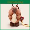 Cute Cartoon Eating Peanuts Groundhog Plush Toy Pendant Keychain For Bag Decor And Gifts