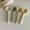 Конфетный цвет Длинная ручка Керамическая Простота Необычная Десертная Суповая ложка Столовые приборы Портативные Кухонные принадлежности