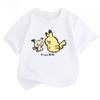 Детская футболка Potdemiel Summer New Pikachu, удобная и дышащая