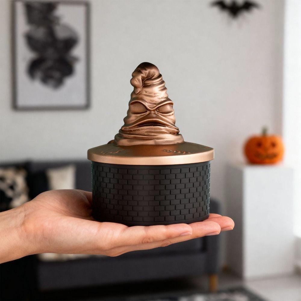 Silicone Wizard Hat Candle Cup Mold with Lid Plaster Mold Creative Resin Mold Home Decor