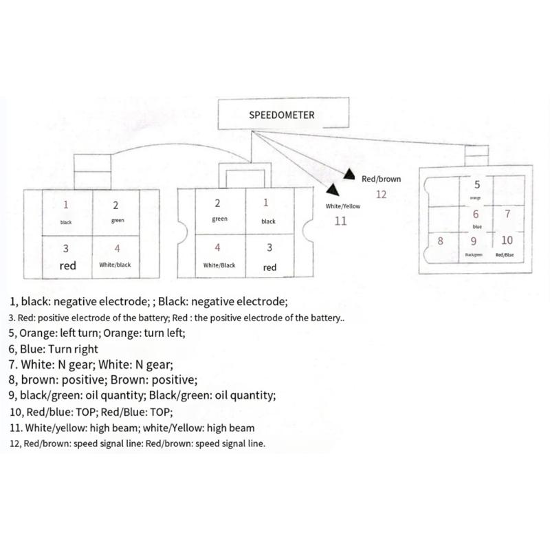 Универсальный мотоциклетный спидометр цифровой измеритель скорости тахометр приборная панель прибор для EX5 Dream/EX5 Ipowed